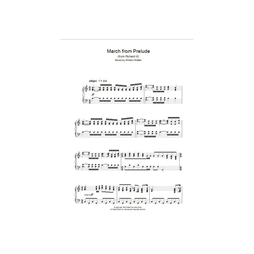 Prelude (from Richard III)