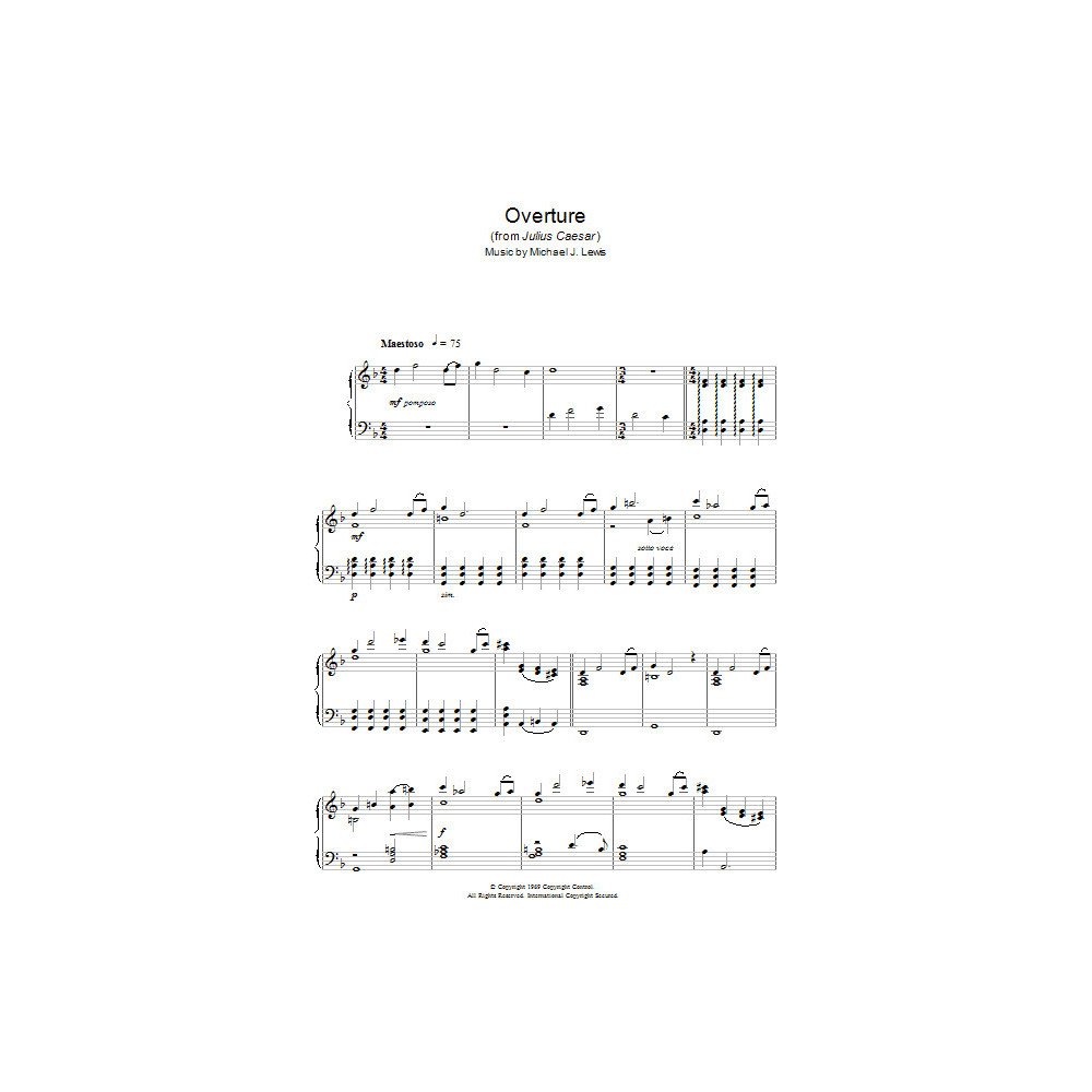 Overture (from Julius Caesar)