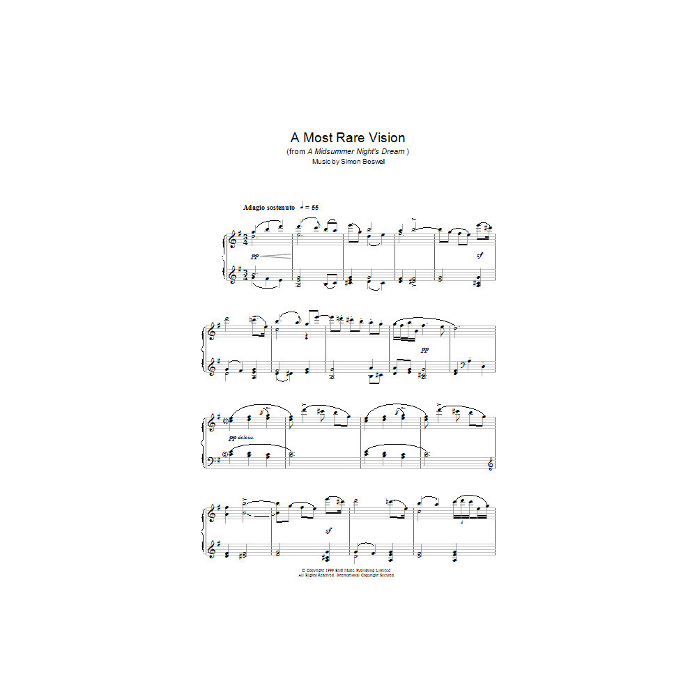 A Most Rare Vision (from A Midsummer's Night's Dream)