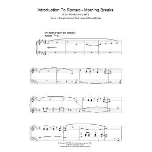 Introduction To Romeo - Morning Breaks (from Romeo And Juliet)