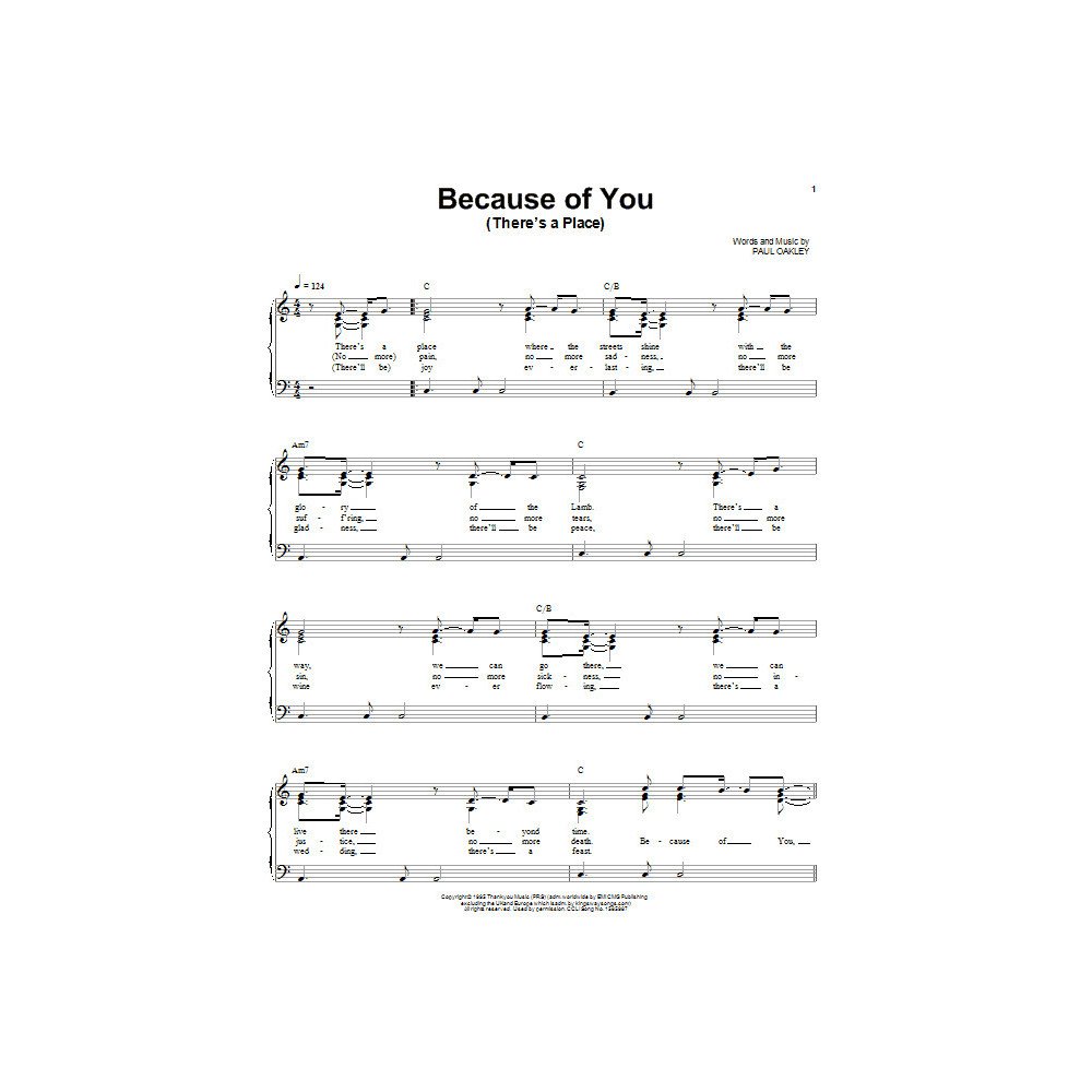 Because Of You (There's A Place)