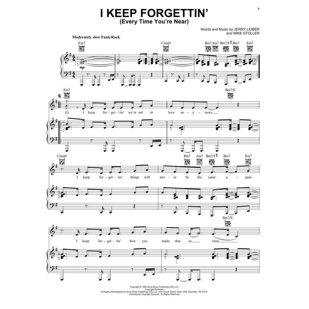 I Keep Forgettin' (Every Time You're Near)