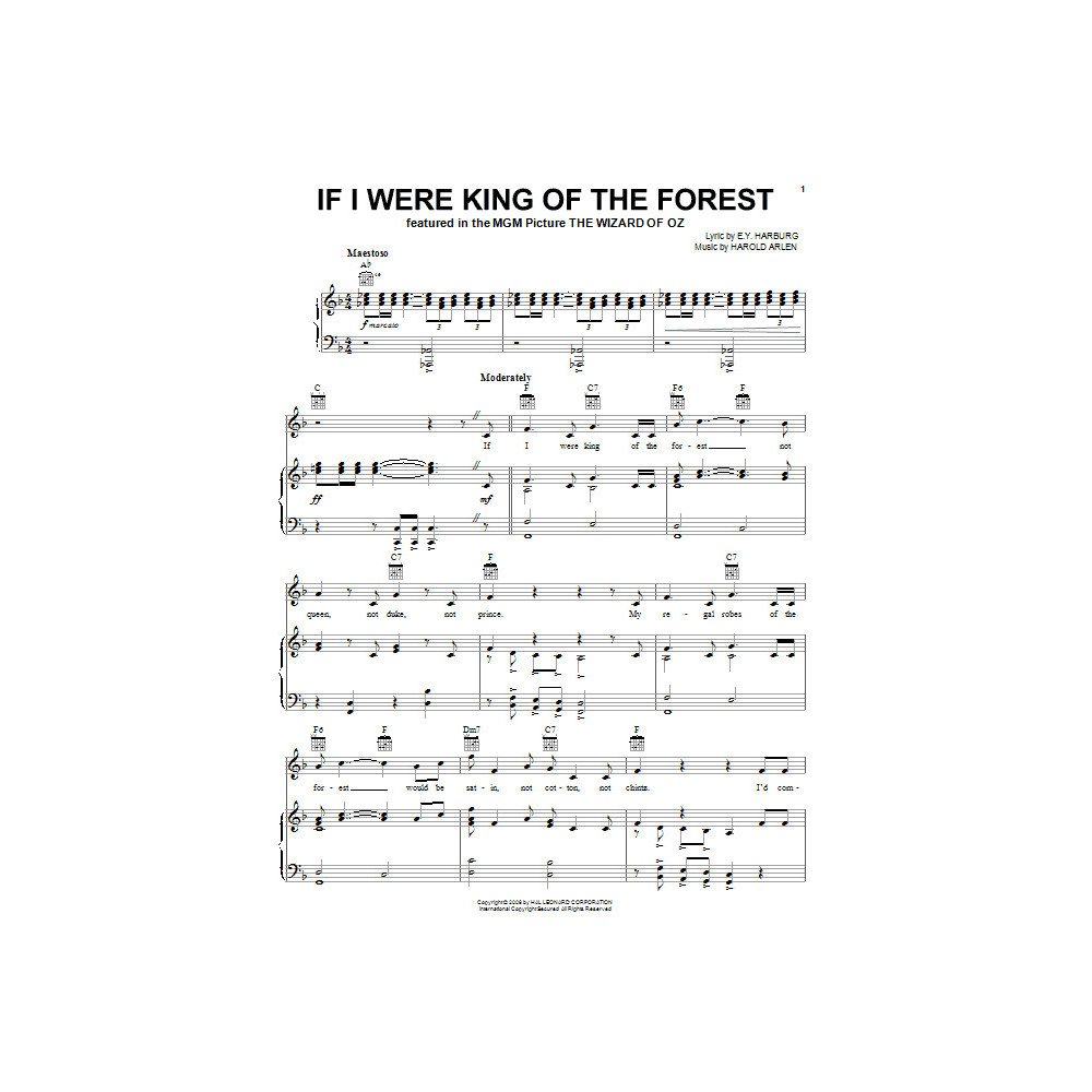 If I Were King Of The Forest