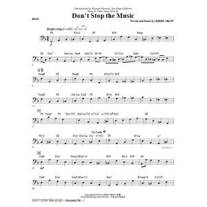 Don't Stop The Music - Bass