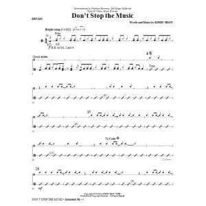 Don't Stop The Music - Drums