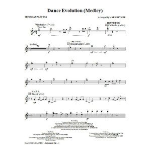 Dance Evolution (Medley) - Tenor Sax/Alto Sax