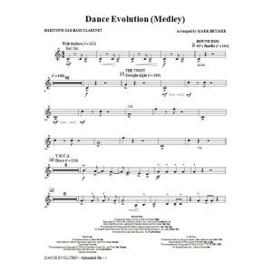 Dance Evolution (Medley) - Baritone Sax (Bass Clar.)