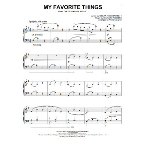 My Favorite Things (from The Sound of Music) (arr. Phillip Keveren)