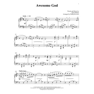 Awesome God (arr. Phillip Keveren)