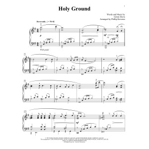 Holy Ground (arr. Phillip Keveren)