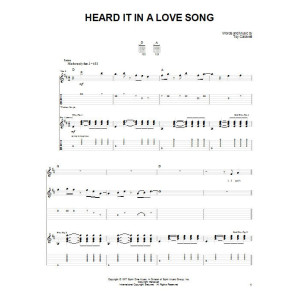 Heard It In A Love Song