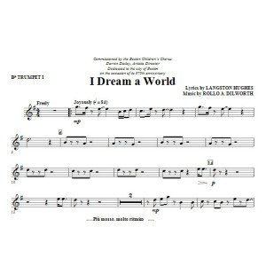 Ich träume von einer Welt (aus der Trilogie der Träume) - Bb Posaune 1