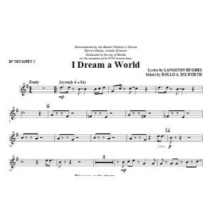 Ich träume von einer Welt (aus „Trilogie der Träume“) - Bb-Trompete 2