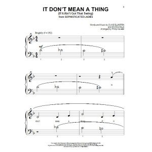 It Don't Mean A Thing (If It Ain't Got That Swing) (arr. Phillip Keveren)