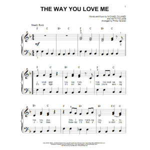 The Way You Love Me (arr. Phillip Keveren)