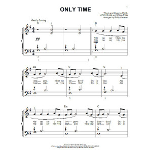 Only Time (arr. Phillip Keveren)