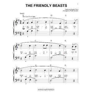 The Friendly Beasts (arr. Phillip Keveren)