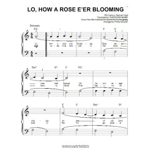 Lo, How A Rose E'er Blooming (arr. Phillip Keveren)