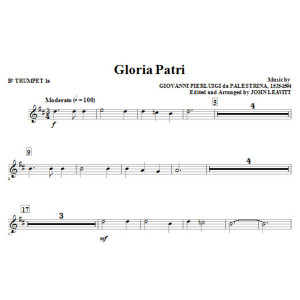 Gloria Patri - Bb Trumpet 1a