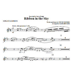 Ribbon In The Sky - Soprano Sax