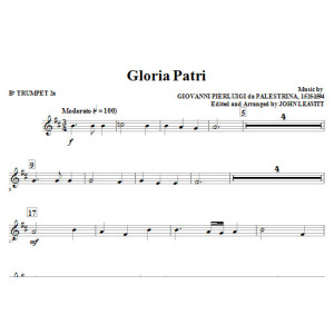 Gloria Patri - Bb Trompete 2a