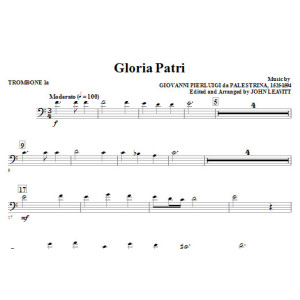 Gloria Patri - Trombone 1a