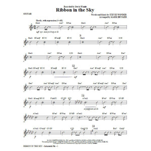 Ribbon In The Sky - Guitar