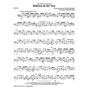 Ribbon In The Sky - Drums