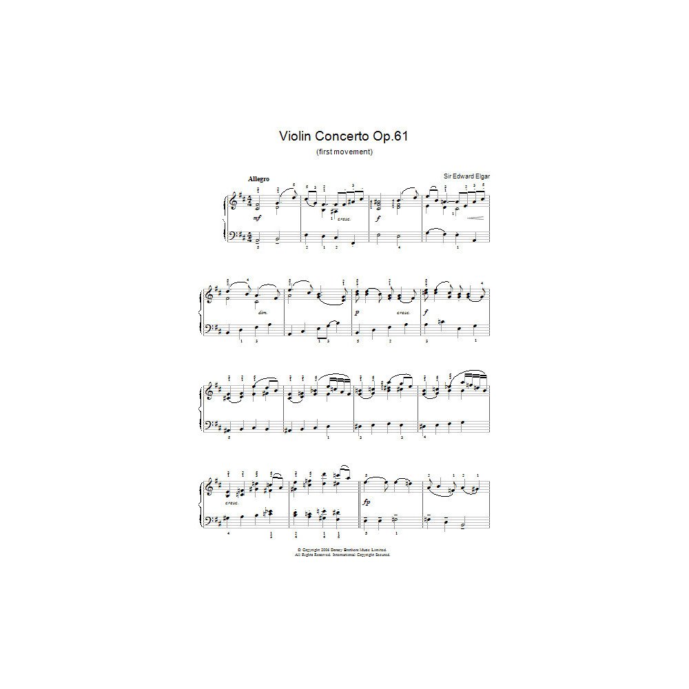 Violinkonzert Op.61 (erster Satz)
