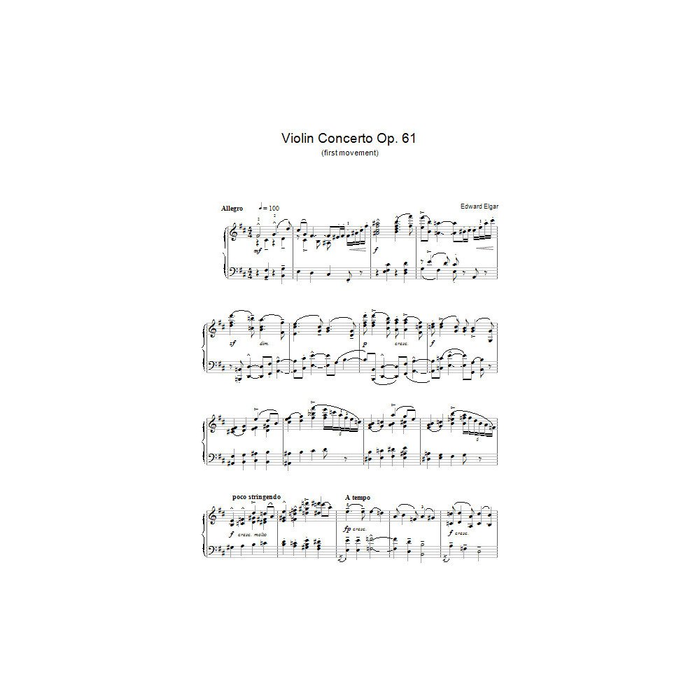 Violin Concerto Op.61 (first movement)
