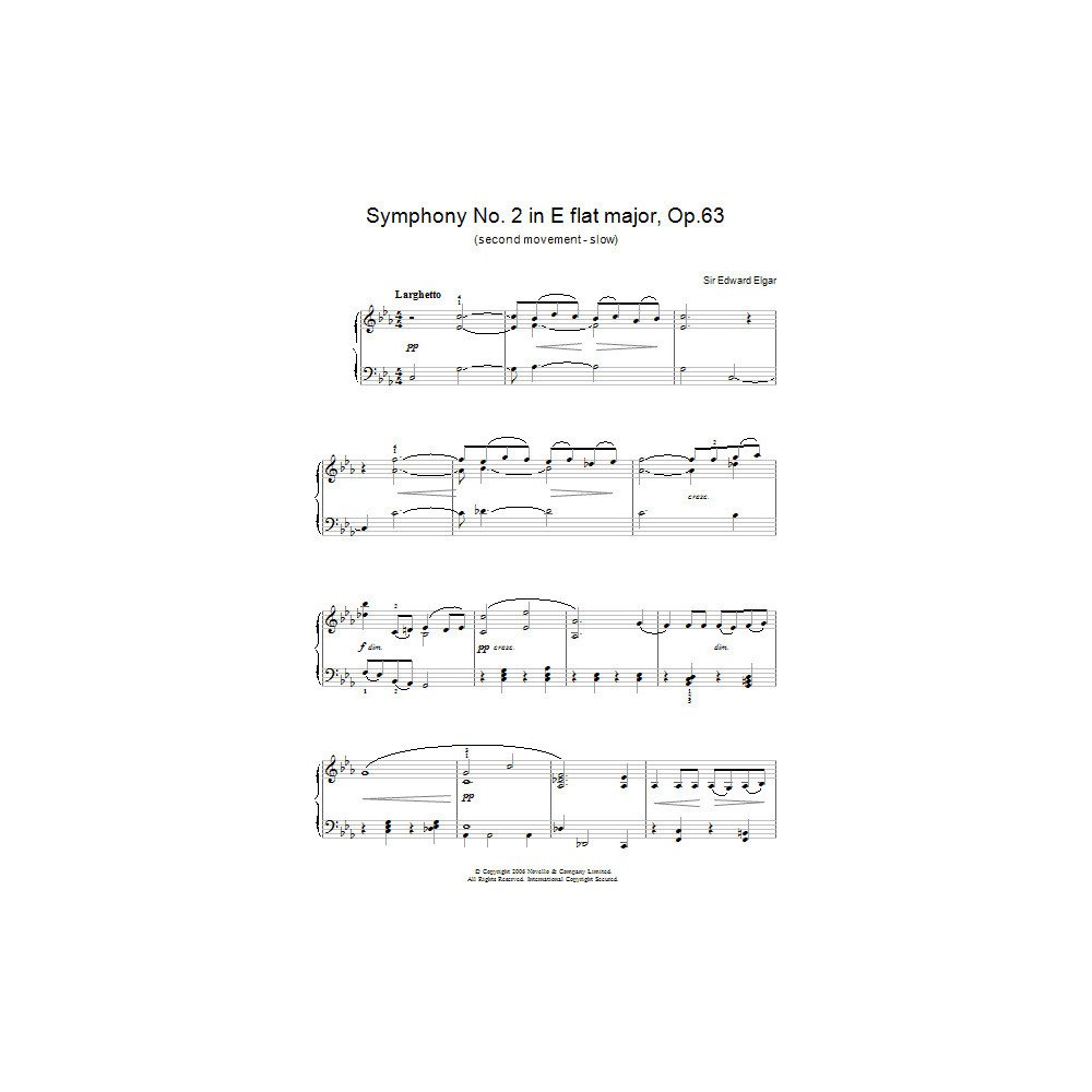 Symphony No.2 In E Flat Major, Op.63 (second movement - slow)