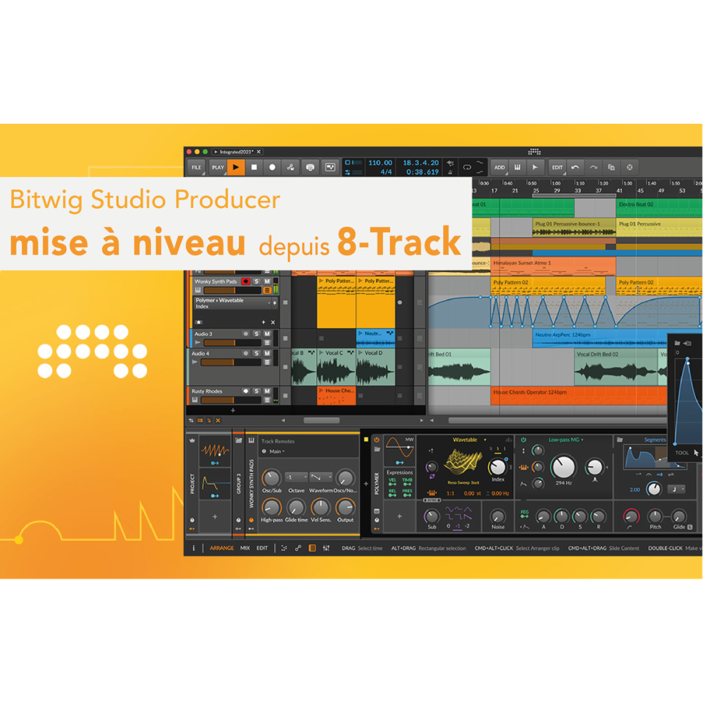 Bitwig Studio Producer - Mise à niveau depuis 8 Track