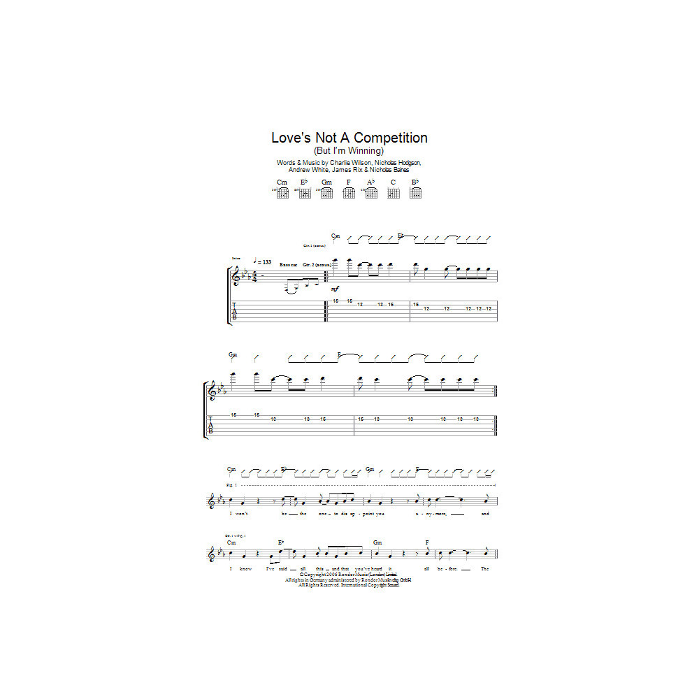 Love's Not A Competition (But I'm Winning)