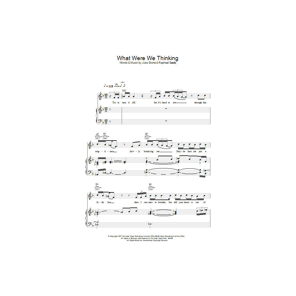 What Were We Thinking