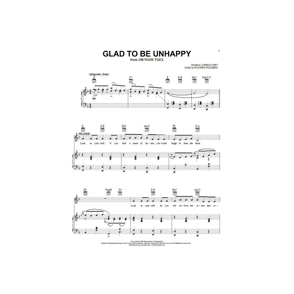 Glad To Be Unhappy