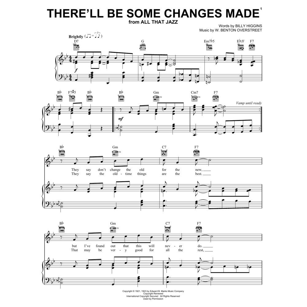 There'll Be Some Changes Made