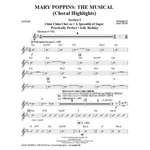 Mary Poppins: The Musical - Guitar