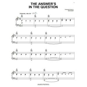 The Answer's In The Question