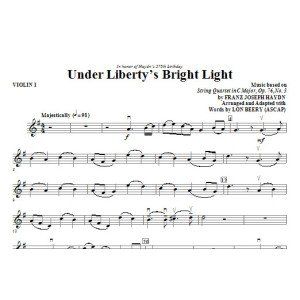 Under Liberty's Bright Light - Violin 1