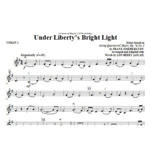 Under Liberty's Bright Light - Violin 2