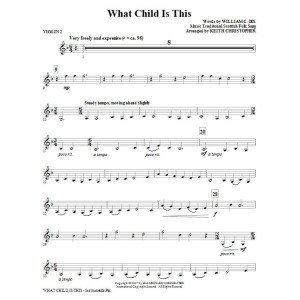 What Child Is This - Violin 2