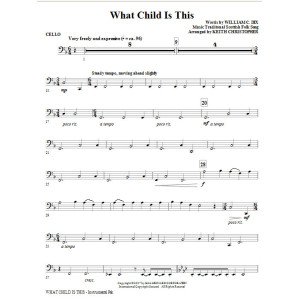 What Child Is This - Cello