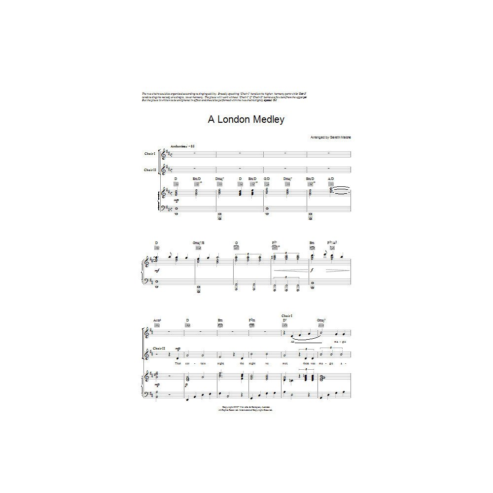 A London Medley (for the Sing London! Festival)