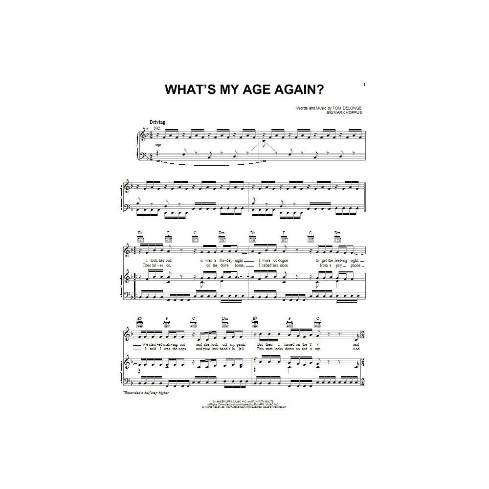 What's My Age Again?