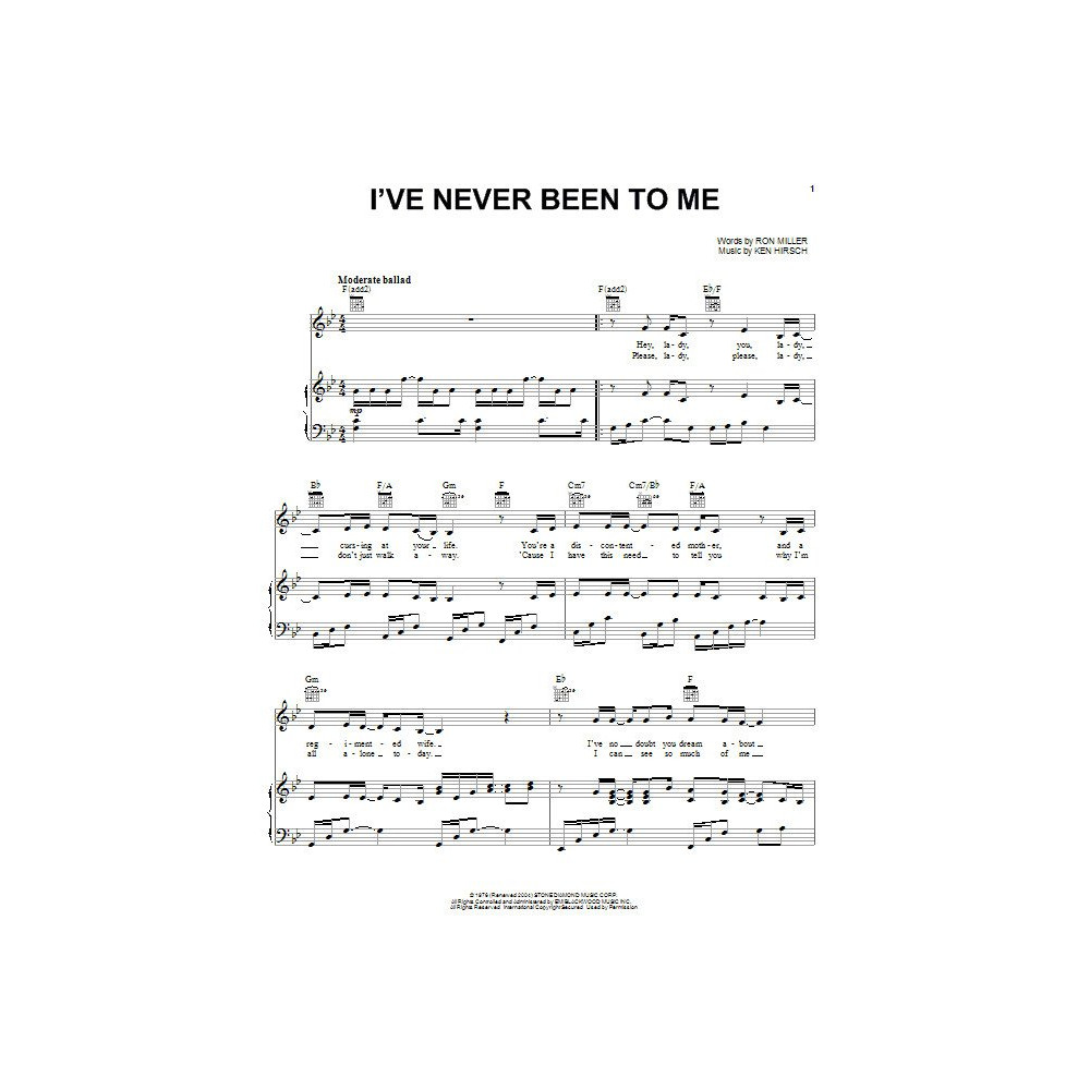 I've Never Been To Me
