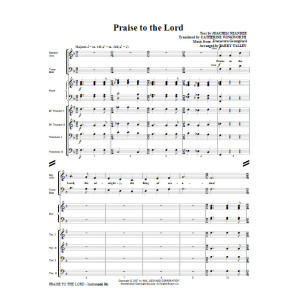 Praise To The Lord - Full Score