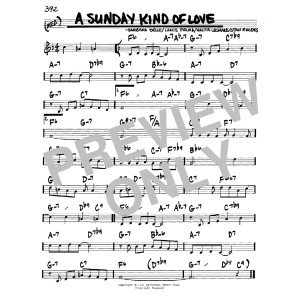 A Sunday Kind Of Love