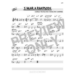 I Hear A Rhapsody
