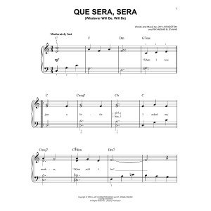 Que Sera, Sera (Whatever Will Be, Will Be)