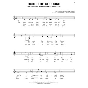 Hoist The Colours (from Pirates Of The Caribbean: At World's End)